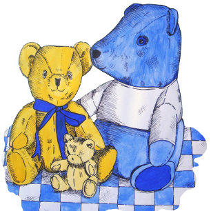 Puzzle jolie photo d'ours en peluche pour enfants