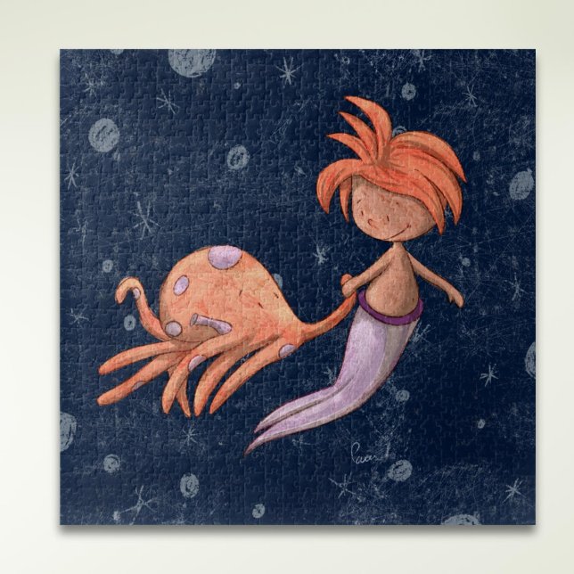 Puzzle Jolie pieuvre sirène  (Créateur téléchargé)
