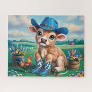Puzzle Jolie vache de campagne