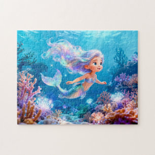 Puzzle Jolie Vierge de la licorne zodiacale 3D en sirène