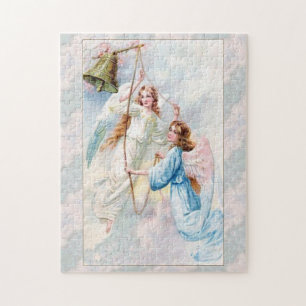 Puzzle Jolies Anges Avec Cloche