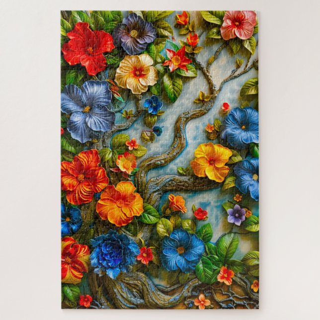Puzzle Jolies fleurs (Vertical)