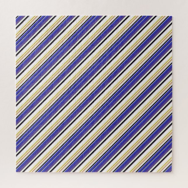 Puzzle Jolies rayures violettes blanches (Vertical)
