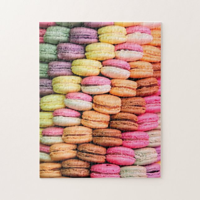 Puzzle Jolis macarons colorés et originaux (Vertical)