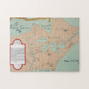 PUZZLE JOLLIET : L'AMÉRIQUE DU NORD 1674