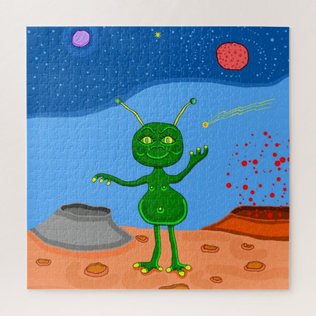 Puzzle Jolly le mignon Alien (Vertical)