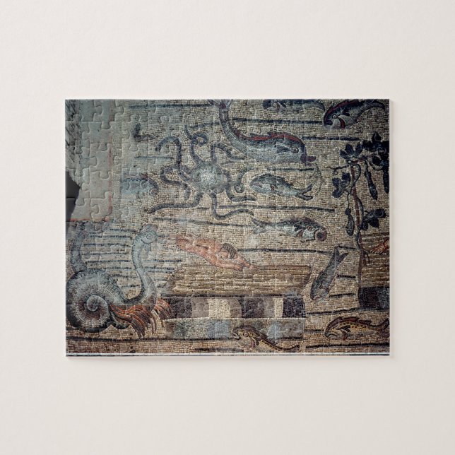 Puzzle Jonas craché par la baleine, détail d'un d (Horizontal)
