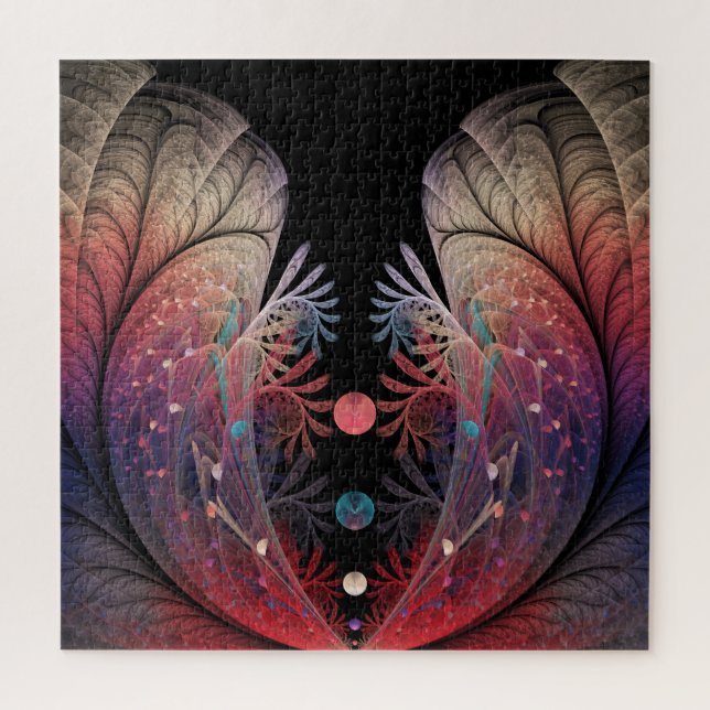 Puzzle Jonglage Abstrait Moderne Fantaisie Art Fractal (Vertical)