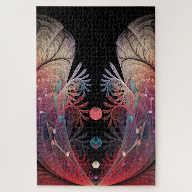 Puzzle Jonglage Abstrait Moderne Fantaisie Art Fractal (Vertical)