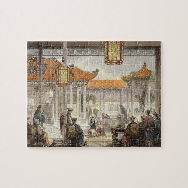 Puzzle Jongleurs exhibant dans la cour du P d'une (Horizontal)