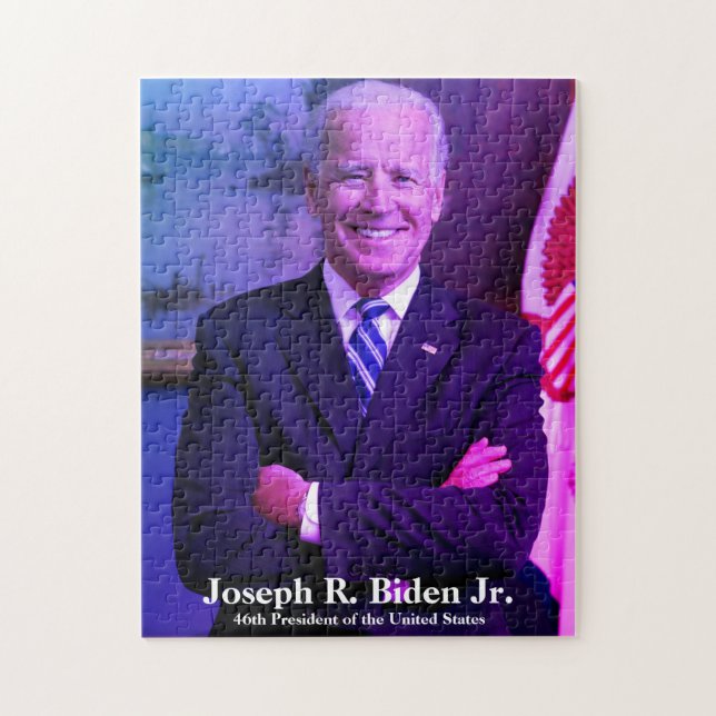 Puzzle Joseph Joe Biden - 46e Président des États-Unis (Vertical)