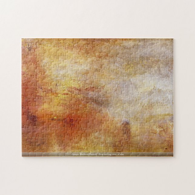 Puzzle Joseph Mallord Turner - Sun plaçant au-dessus d'un (Horizontal)
