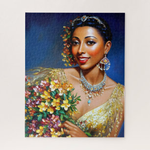 Puzzle Joséphine Baker Floral Art