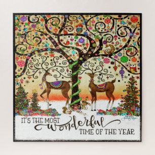 Puzzle Jote Festif Arbre de Noël Inspirivity Jigsaw