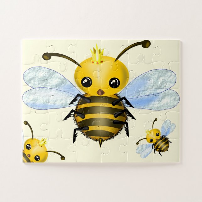 Puzzle Jote reine abeille (Horizontal)