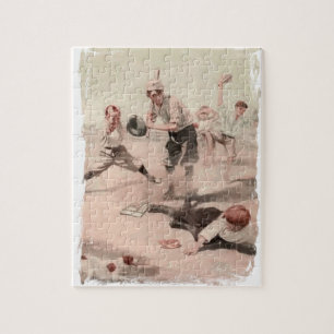 Puzzle Jouer au base-ball