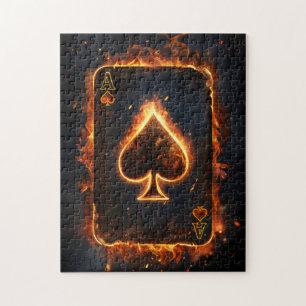 Puzzle Jouer aux cartes.