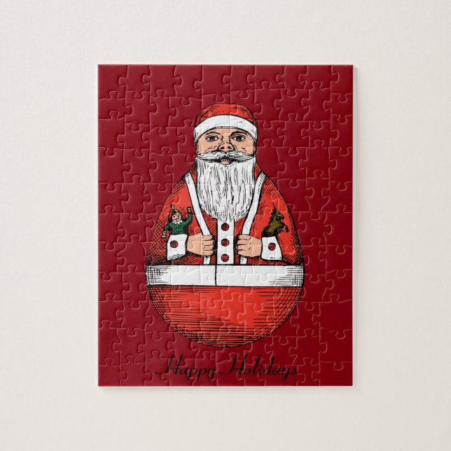 Puzzle Jouet Chubby Rolly Polly Père Noël (Vertical)