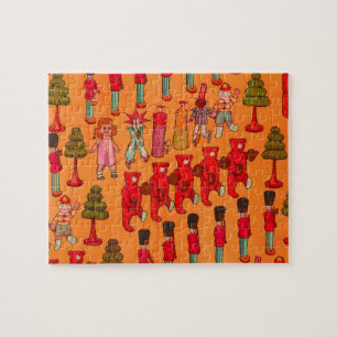 Puzzle Jouet de Noël Enfants Vintages Jouer