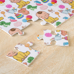 Puzzle Jouets de nurserie pour bébé mignons motif Baby Sh