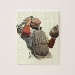 Puzzle Joueur De Baseball vintage, Chercher