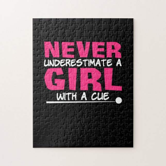 Puzzle Joueur de billard | Billard de piscine avec une cu (Vertical)