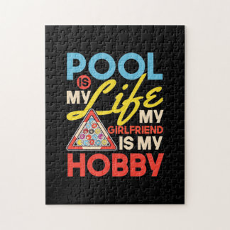 Puzzle Joueur de billard | Billard de piscine est ma vie