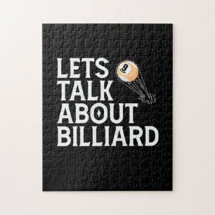 Puzzle Joueur de billard Parlons De Billiard