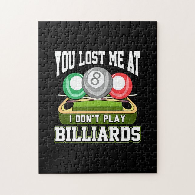 Puzzle Joueur de billard | Vous M'Avez Perdue Au Billard (Vertical)