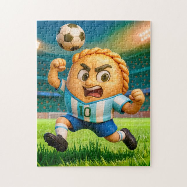 Puzzle Joueur de football argentin empanada sautant pour  (Vertical)