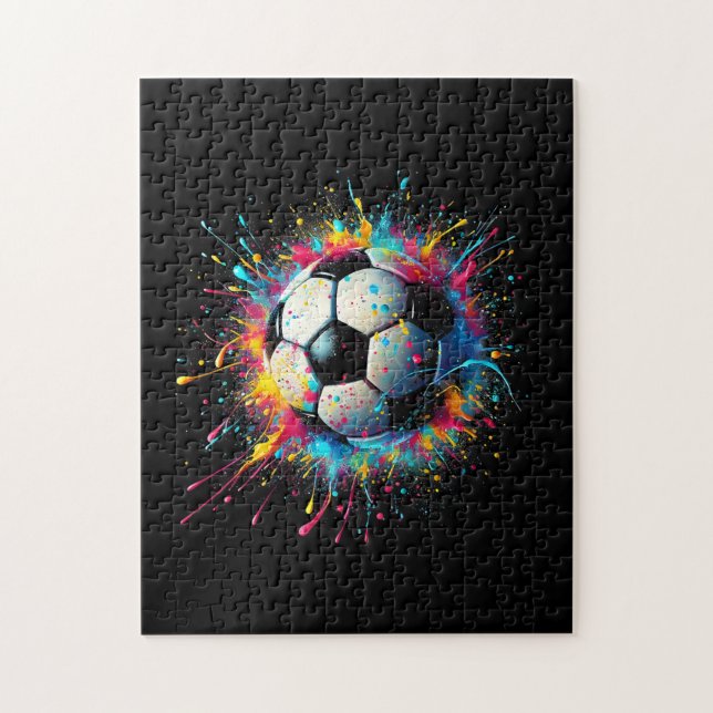 Puzzle Joueur De Football cool Sport Pour Garçons Hommes  (Vertical)