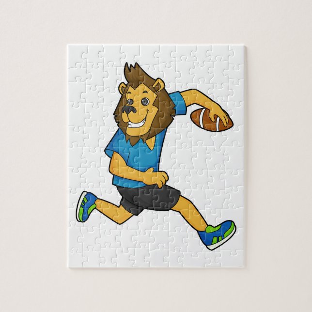 Puzzle Joueur de football de Lion Rugby (Vertical)