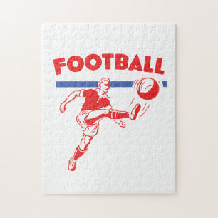 Puzzle Joueur de football vintage des années 1950