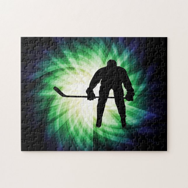 Puzzle Joueur de hockey cool (Horizontal)
