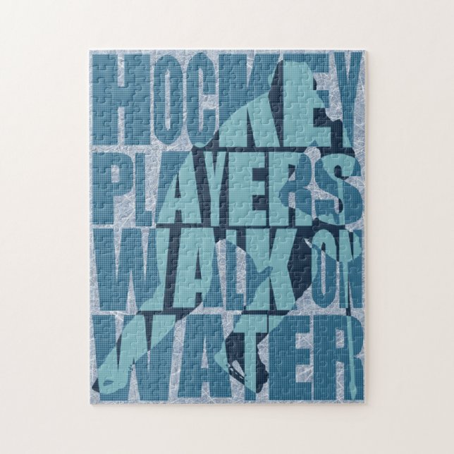 Puzzle Joueur De Hockey Sur Eau (Vertical)