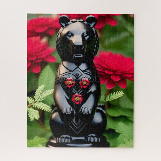 Puzzle Joueur de l'ours noir (Vertical)