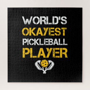 Puzzle Joueur de Pickleball Drôle Pagaie - Pickleballing 