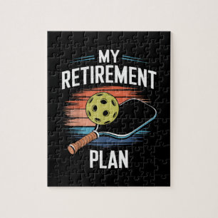 Puzzle Joueur de pickleball Mon Plan de Retraite