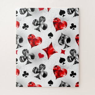 Puzzle Joueur de poker Joueur de cartes de jouer costumes