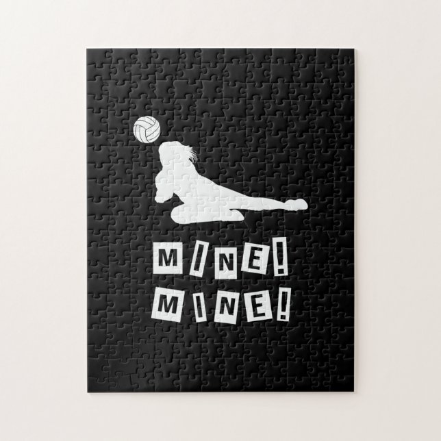Puzzle Joueur de volley-ball | Mine de volleyball (Vertical)