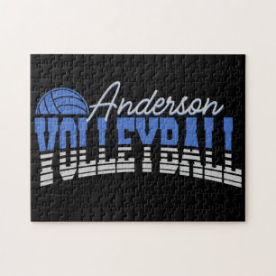 Puzzle Joueur de volley-ball personnalisé AJOUTER UN NOM