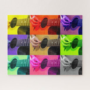 Puzzle Joueur guitare à doigts - 16x20 - 520 pcs