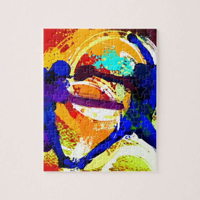 Puzzle Joueurs de base-ball de Fastpitch (Vertical)