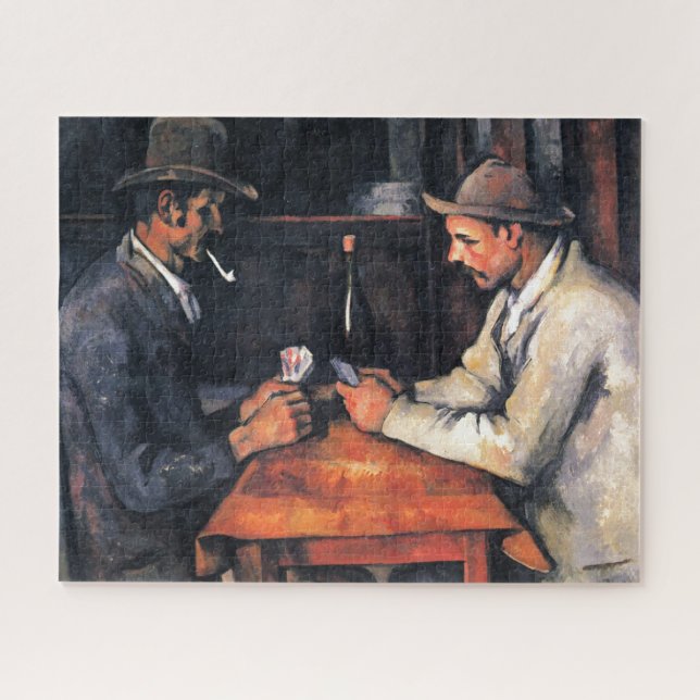 Puzzle Joueurs de cartes Paul Cezanne Peinture Art (Horizontal)