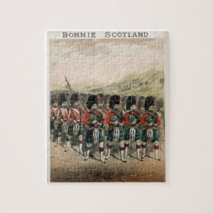 Puzzle Joueurs de cornemuse mignons de l'Ecosse