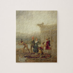 Puzzle Joueurs de flânerie, 1793 (huile du fer-blanc)