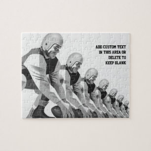Puzzle Joueurs de football vintage, Quarterback