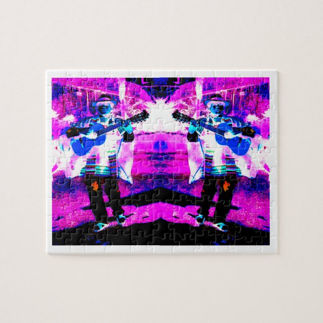 Puzzle Joueurs de guitare art (Horizontal)