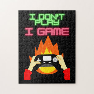 Puzzle Joueurs de jeux vidéo : Je ne joue pas au jeu