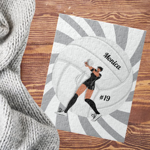 Puzzle Joueuse de volley-ball Nom de l'enfant Jersey Numé